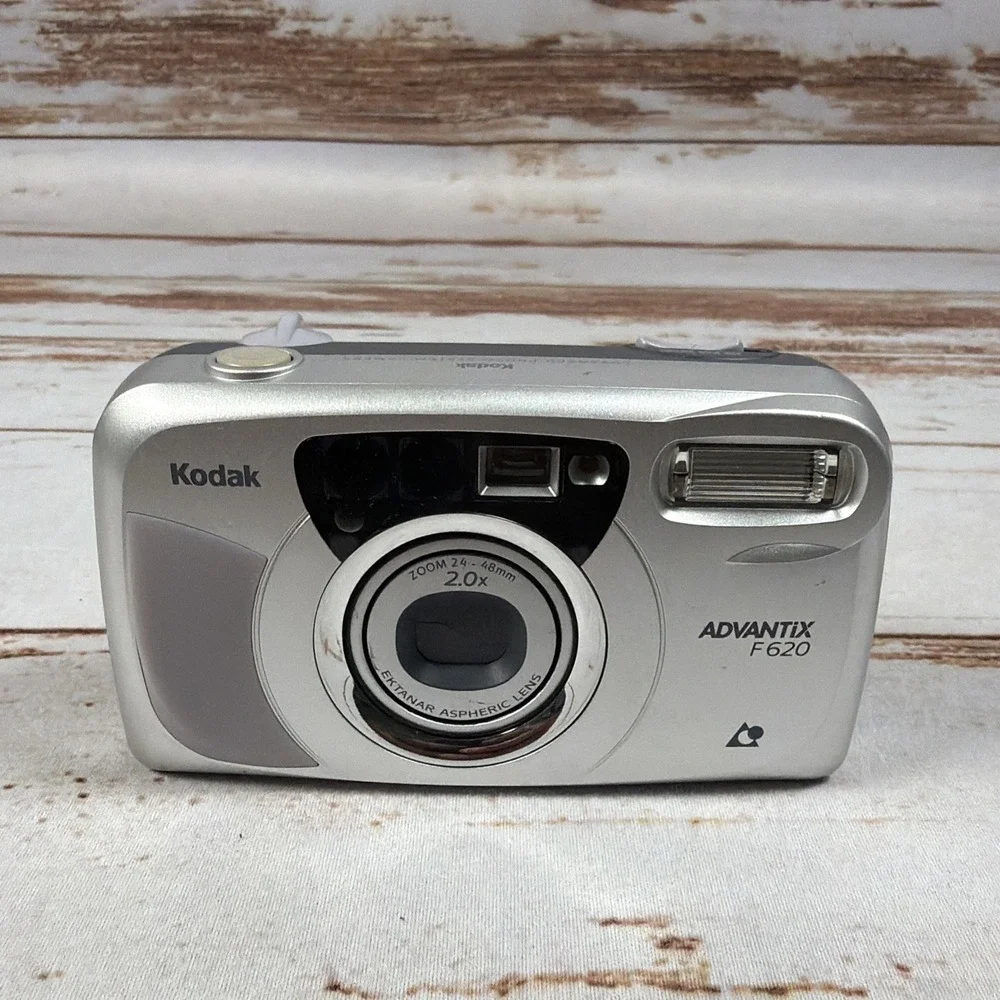 Kodak Advantix F620 Zoom APS Point & Shoot Film Camera Silver 2.0x Zoom OEM